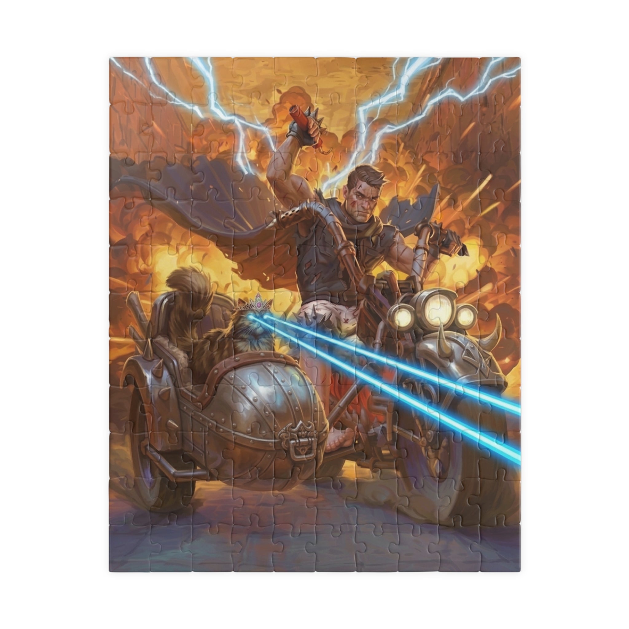 Dungeon Crawler Carl Jigsaw Puzzle — Carl and Princess Donut (110–520 pcs)