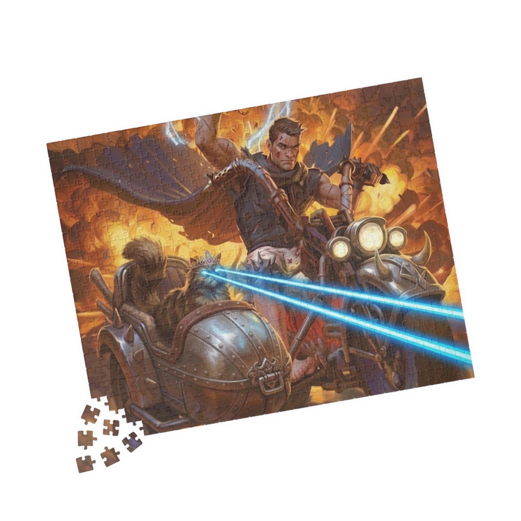 Dungeon Crawler Carl Jigsaw Puzzle — Carl and Princess Donut (110–520 pcs)