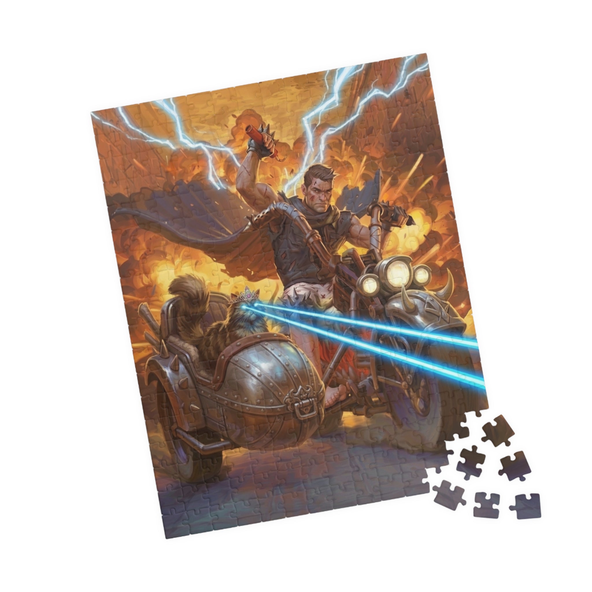 Dungeon Crawler Carl Jigsaw Puzzle — Carl and Princess Donut (110–520 pcs)