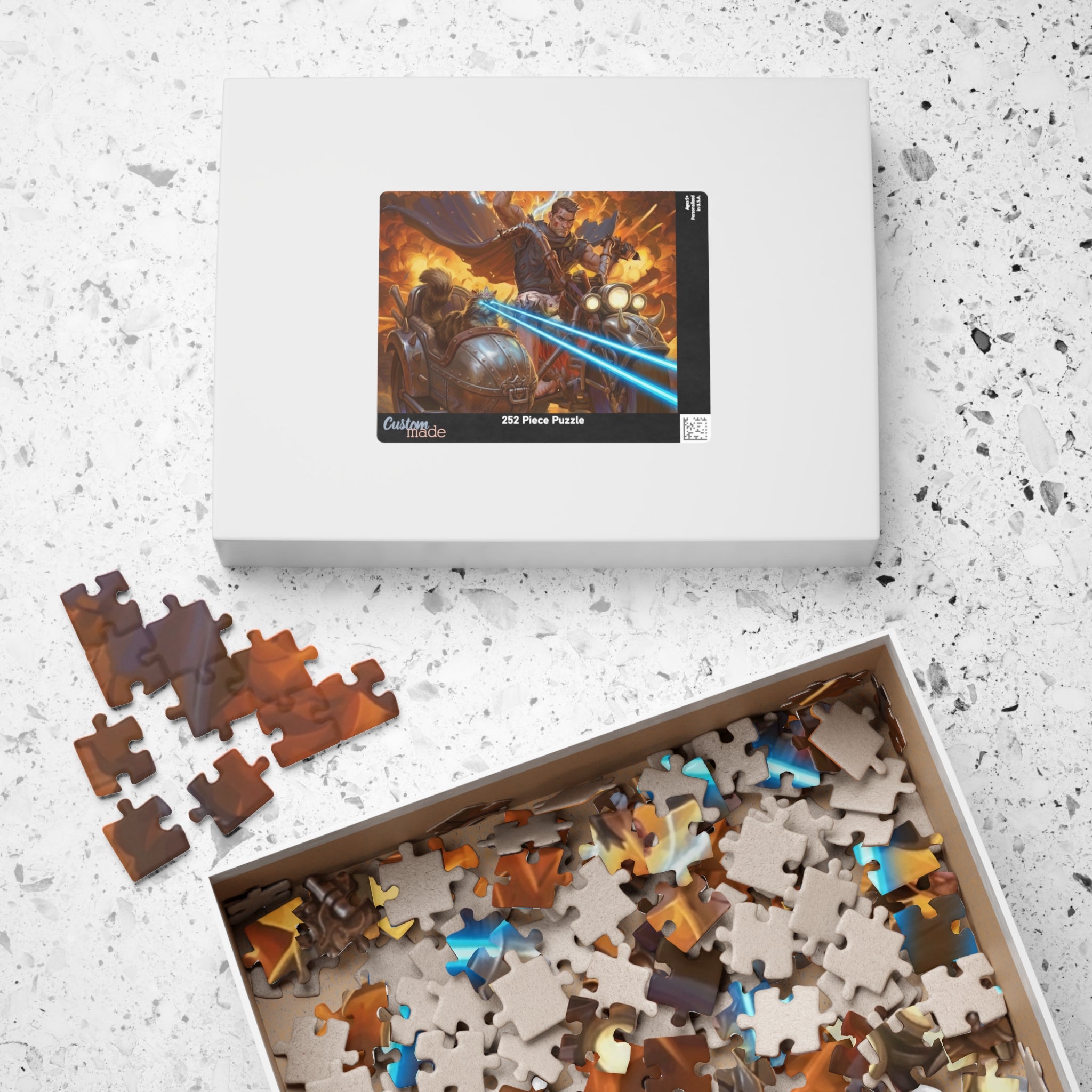 Dungeon Crawler Carl Jigsaw Puzzle — Carl and Princess Donut (110–520 pcs)