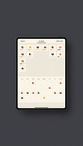 Digital reading planner app for tablet