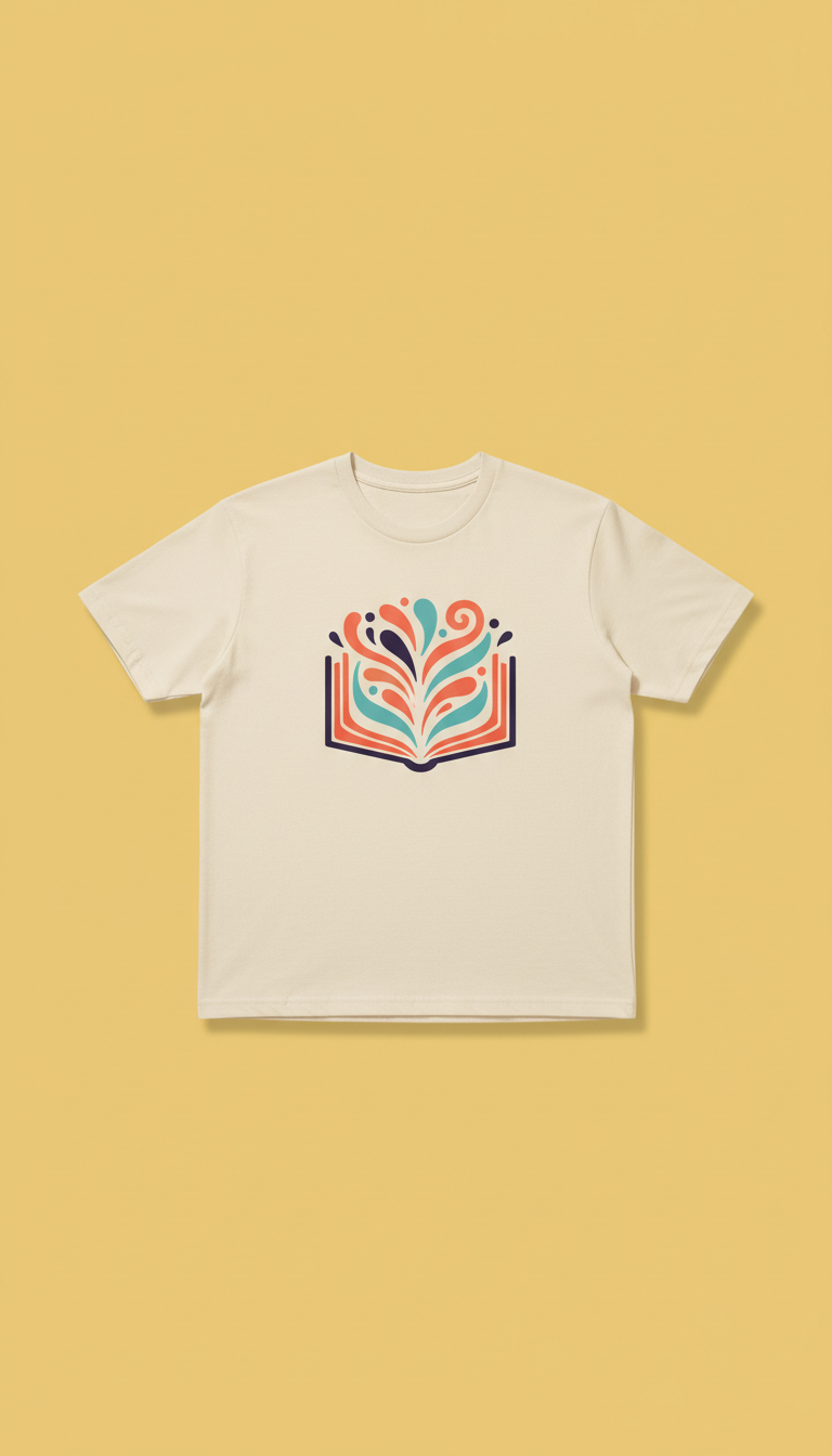 Book quote soft cotton tee